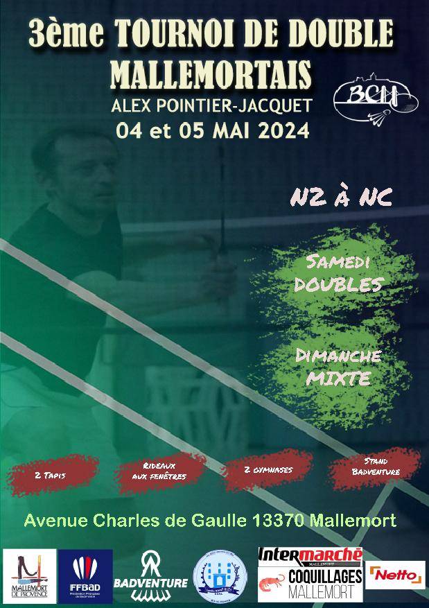3 ème Tournoi Alex Pointier-Jacquet