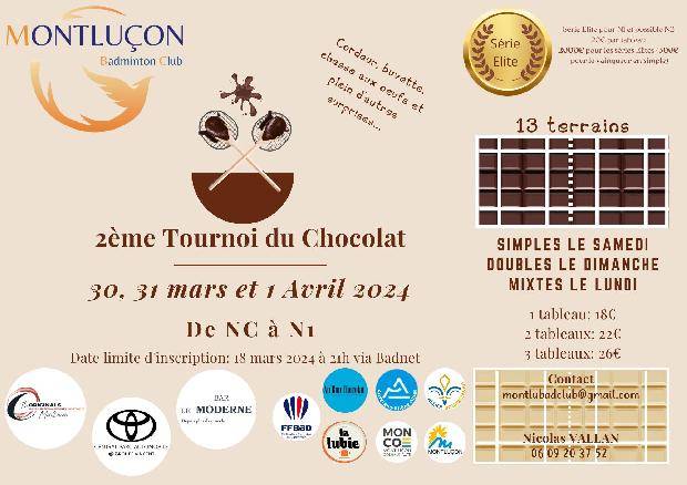 2ème tournoi du Chocolat de Montluçon