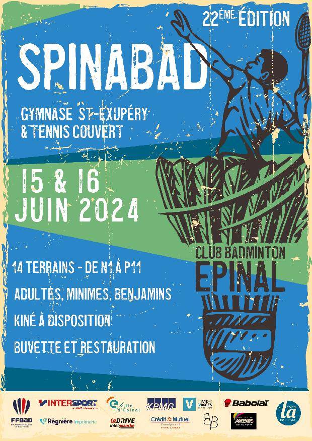 22e SPINABAD - tournoi international d&#039;Epinal