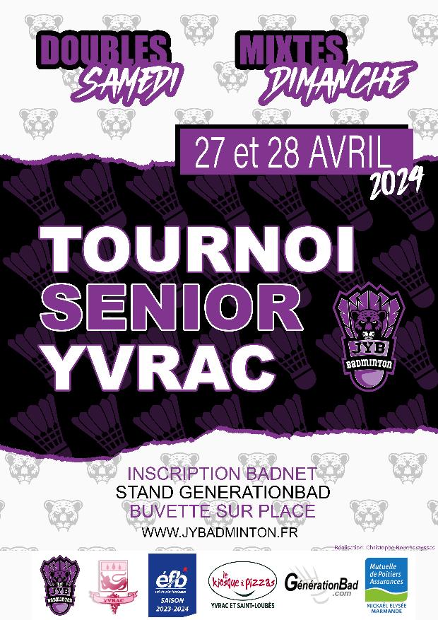 Tournoi de doubles seniors d&#039;Yvrac