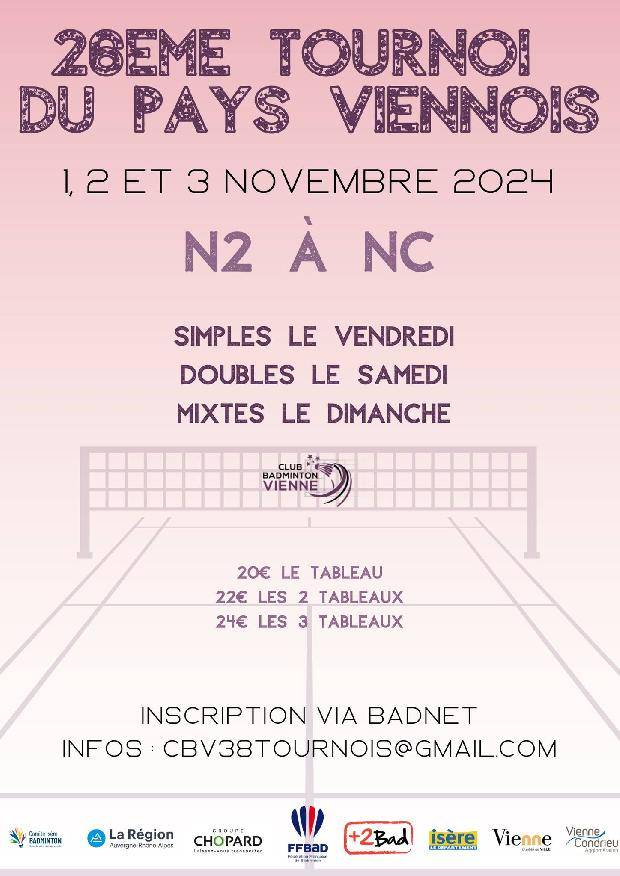 26e Tournoi du Pays Viennois