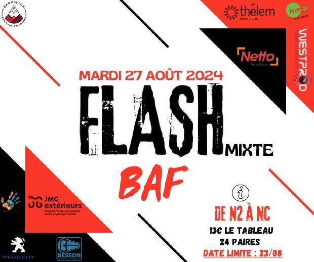 Flash de mixte de la BAF