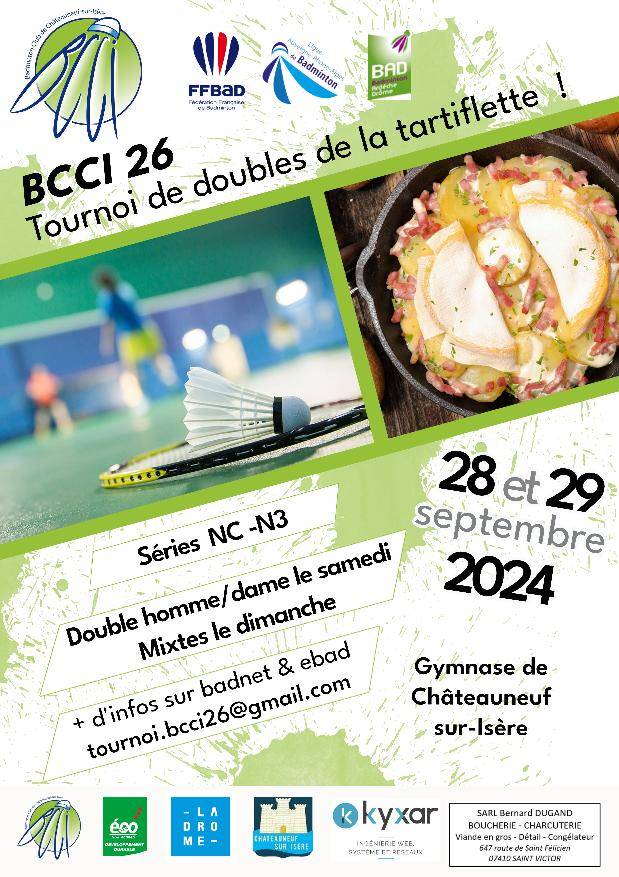 15ème tournoi de double de la tartiflette