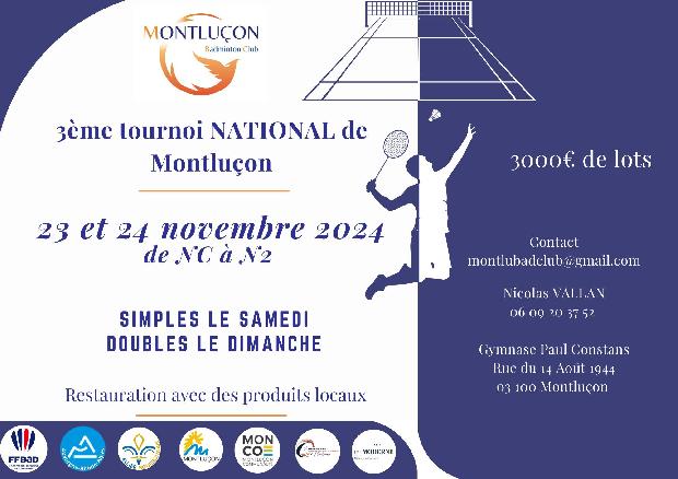 3ème tournoi national de Montluçon