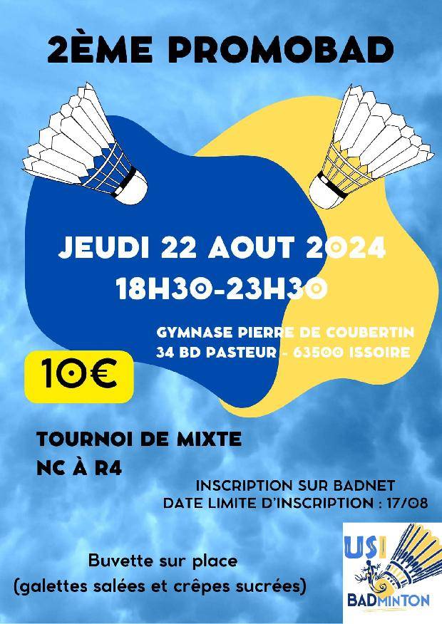 2nd promobad d&#039;été d&#039;Issoire