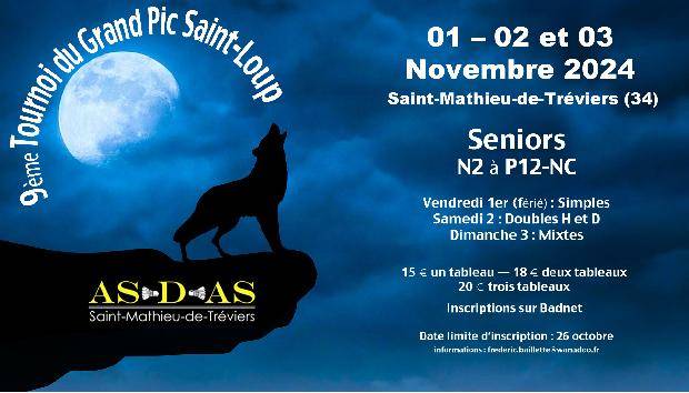 9ème Tournoi du Grand Pic Saint-Loup