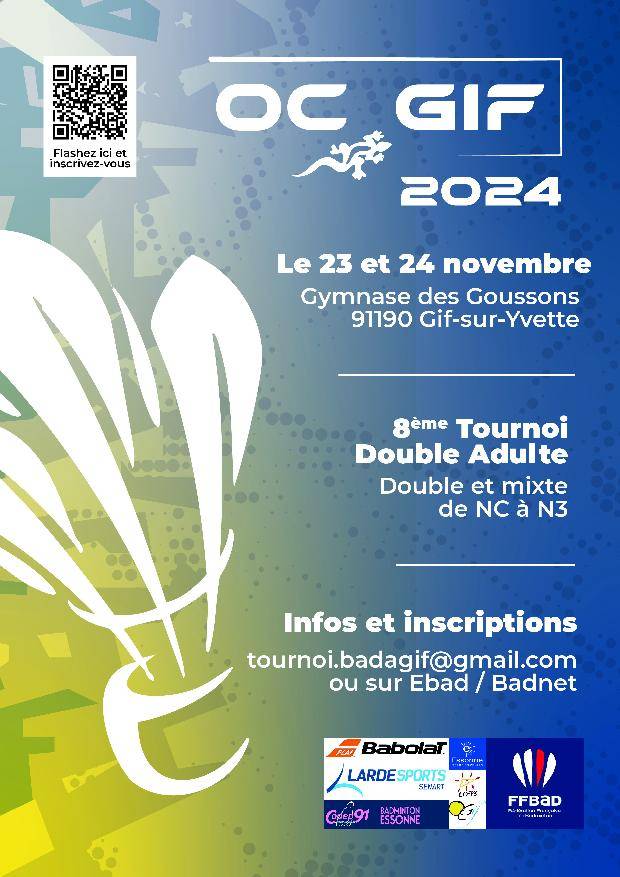 8ème tournoi de double de Gif 2024