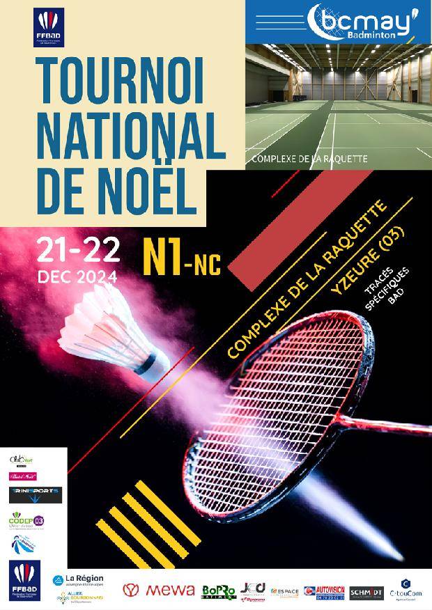 TOURNOI NATIONAL N1 DE NOEL DU BCMAY