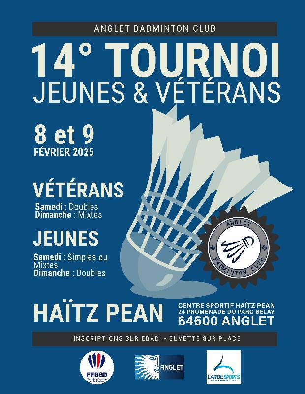 14eme tournoi international jeunes et vétérans  d&#039;ANGLET