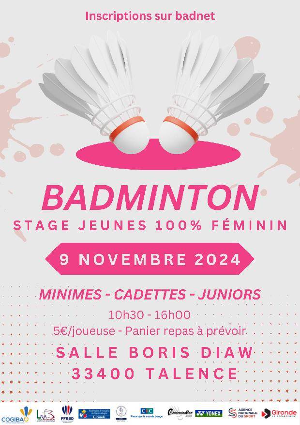 Stage jeunes féminines