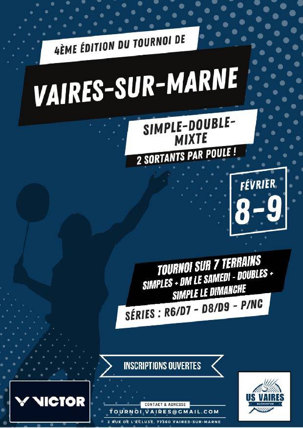 4ème Édition du Tournoi de Vaires-sur-Marne