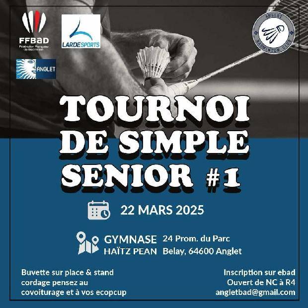 1er tournoi de simple Angloy