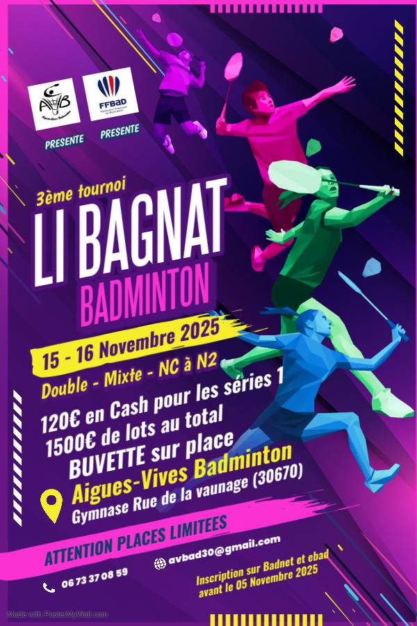 3ème tournoi LI BAGNAT