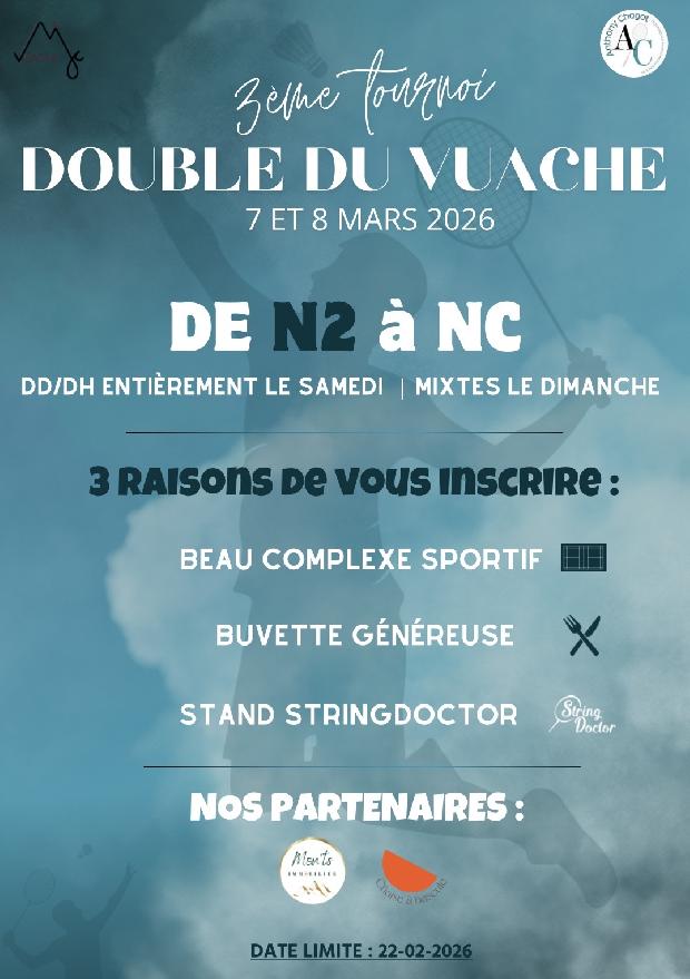 3ème tournoi de double du Vuache