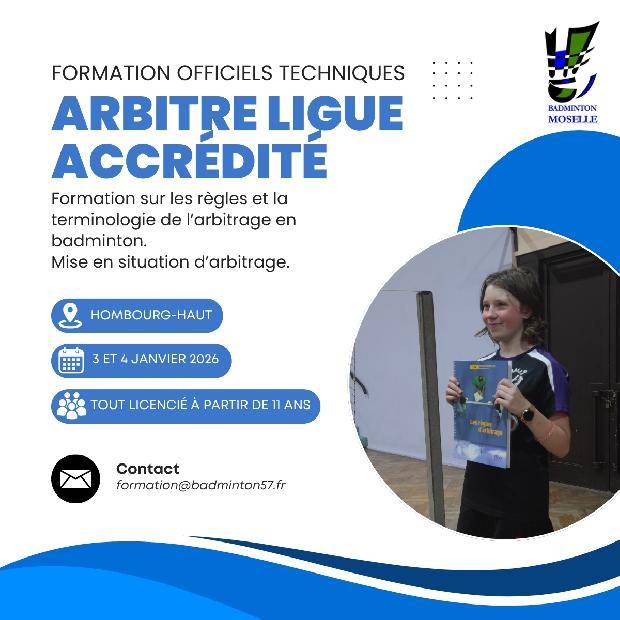Formation - Arbitre Ligue Accrédité (ALA)