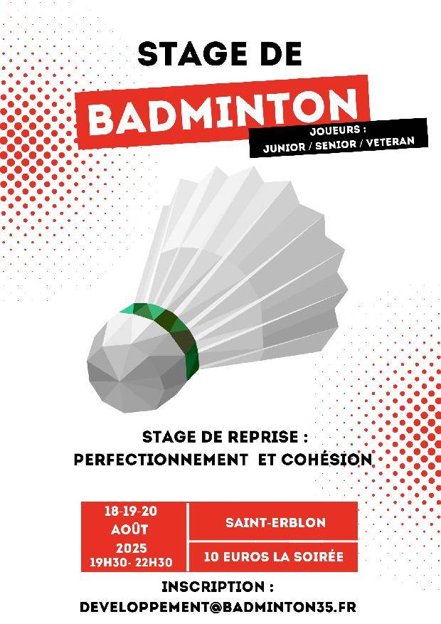 Stage départemental adulte Perfectionnement