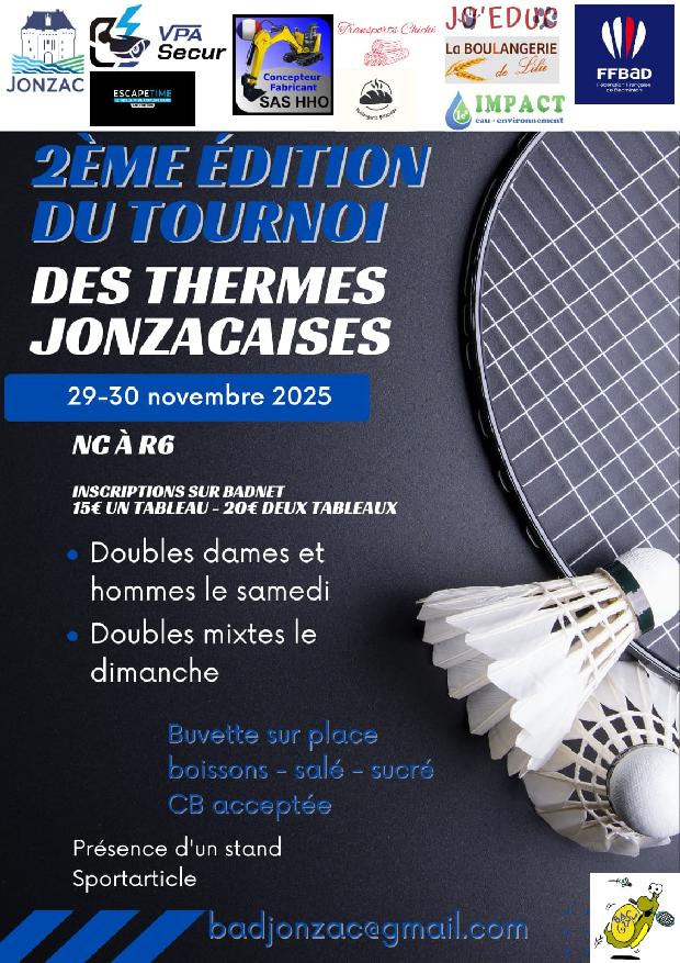 Tournoi des thermes jonzacaises