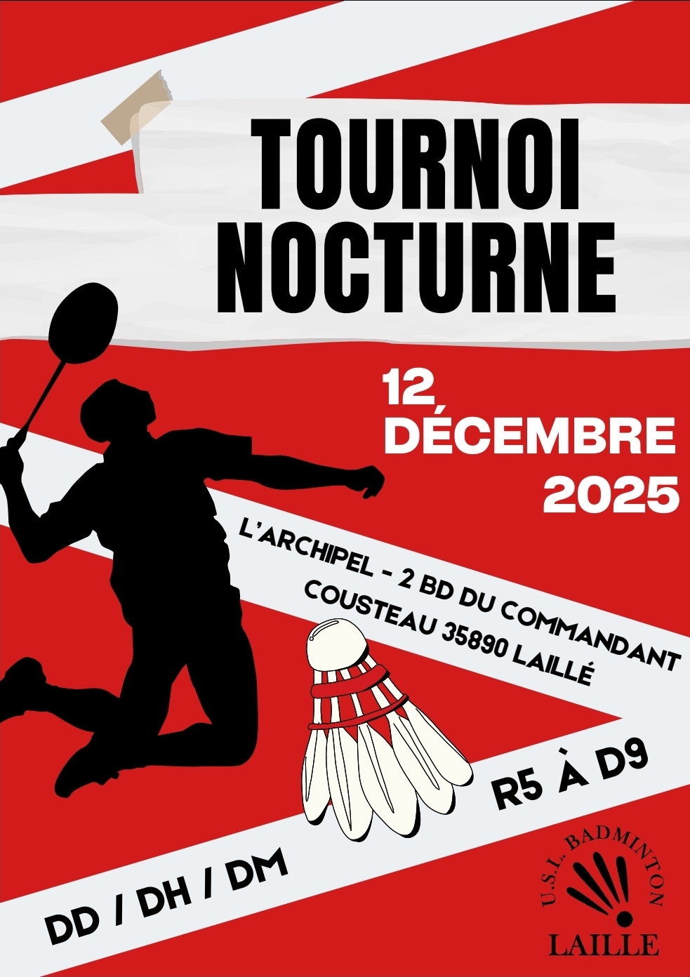 Tournoi nocturne Laillé R5 à D9