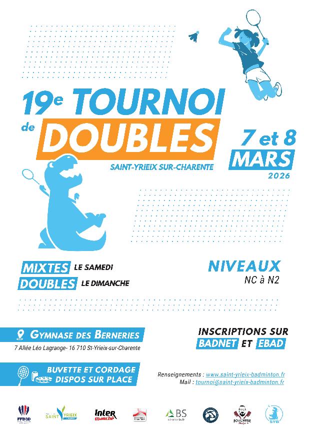 19 ème Tournoi de doubles SYB
