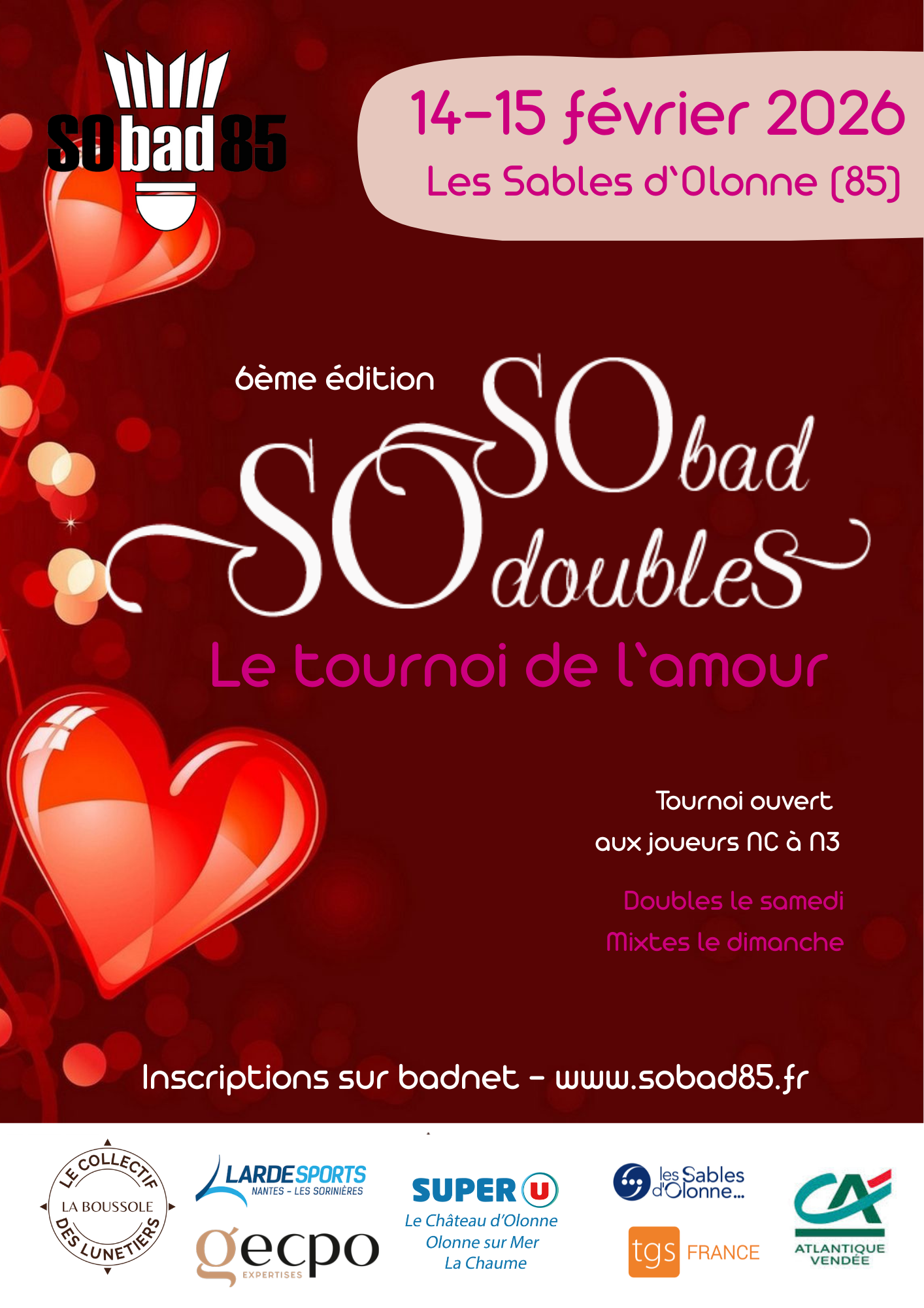 PDLL85-6ème édition du SObad SOdouble-séniors