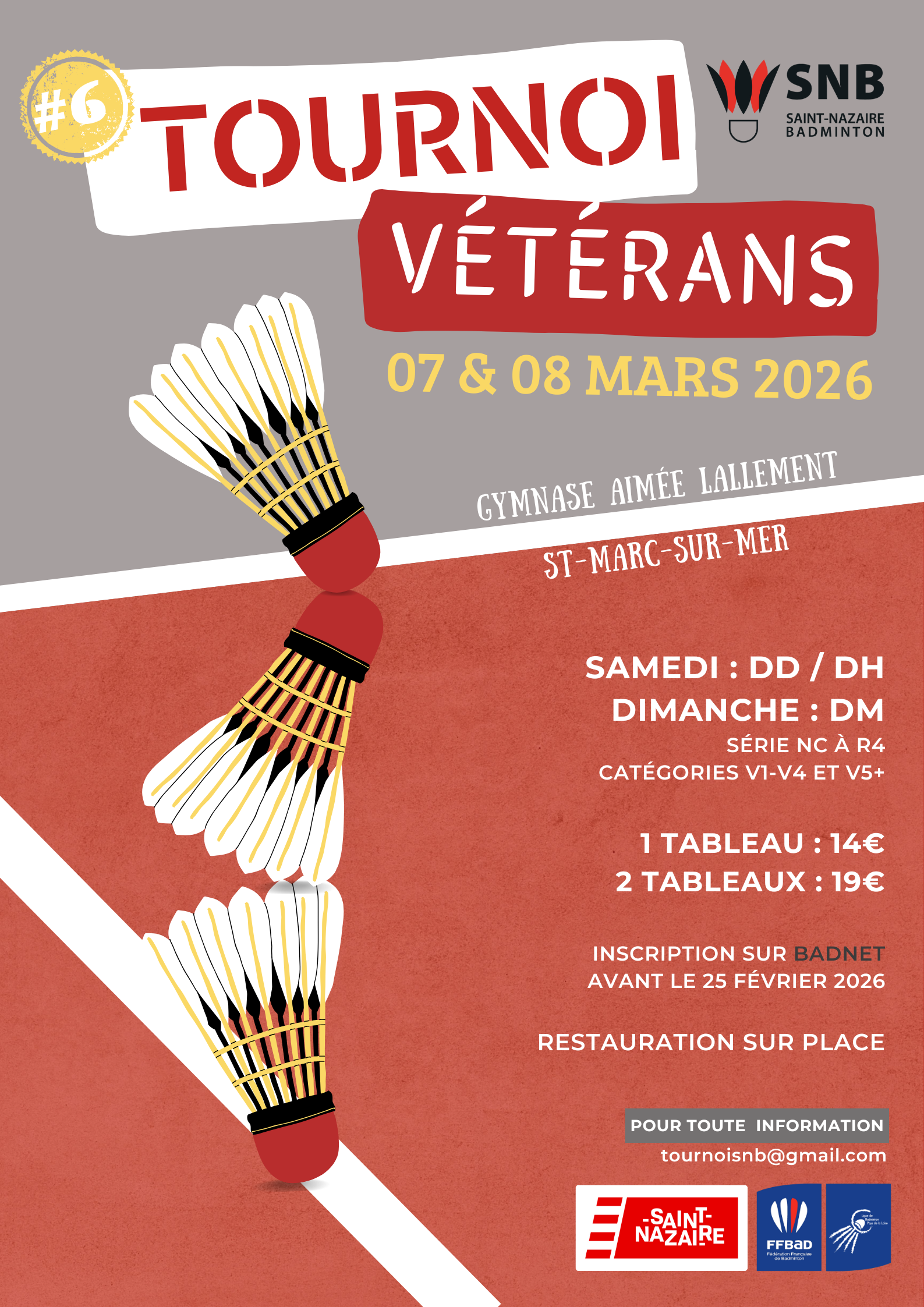 PDLL44-Tournoi Vétéran Saint-Nazaire 2026