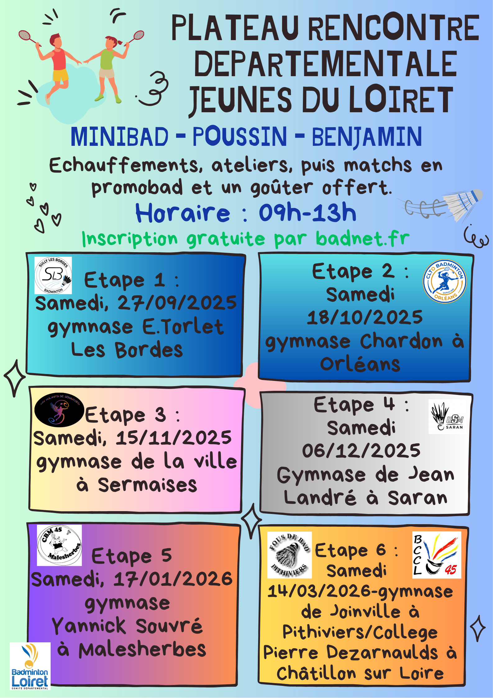 Plateau Rencontre départementale jeunes 2025-2026 étape 6.A - ABP