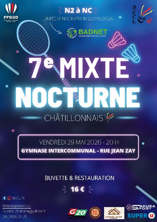 7ème Mixte Nocturne Châtillonnais