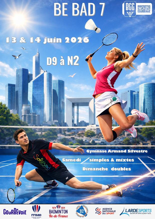 7ème tournoi de Courbevoie BE BAD 7