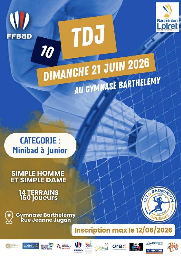 Circuit Jeune Départemental 45 - TDJ 10 Orléans