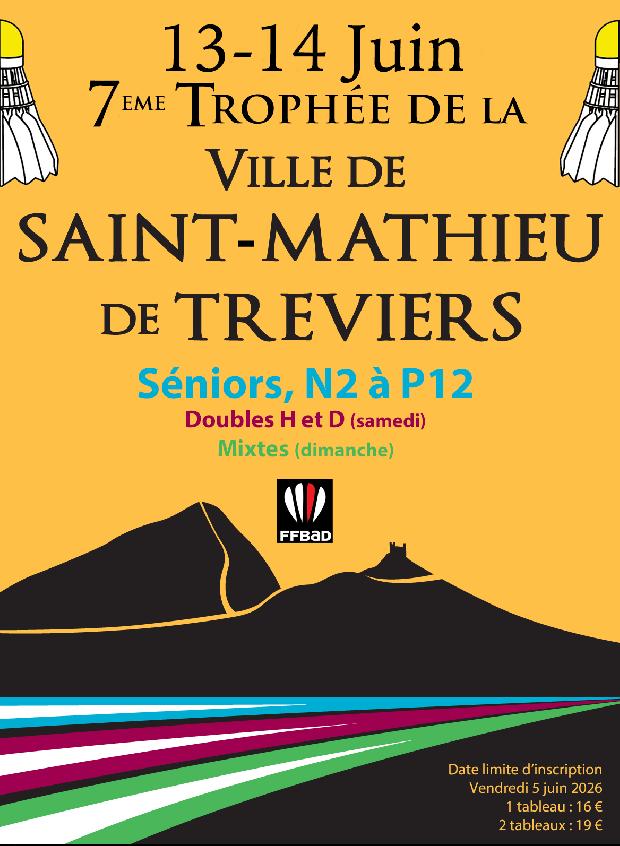 7ème Trophée de la Ville de Saint-Mathieu-de-Tréviers