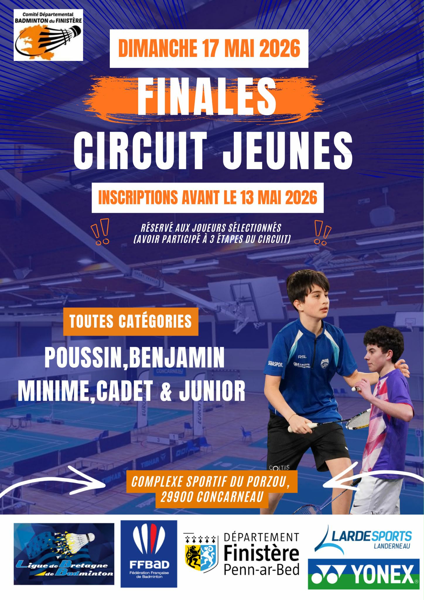 Circuit Jeune Départemental 29 - Finales