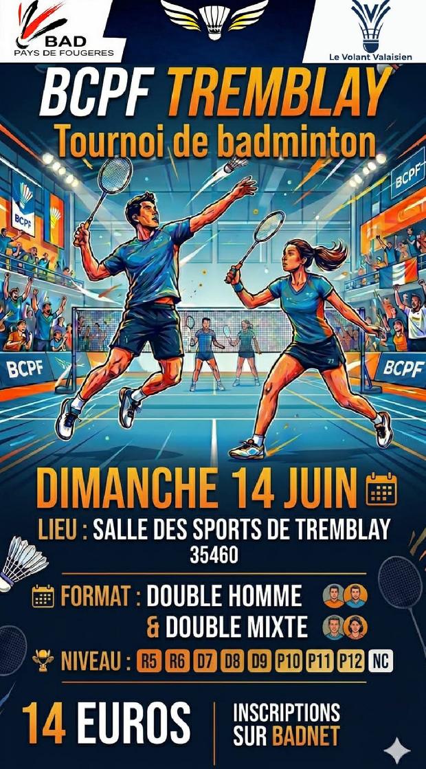 Tournoi Doubles BCPF Tremblay