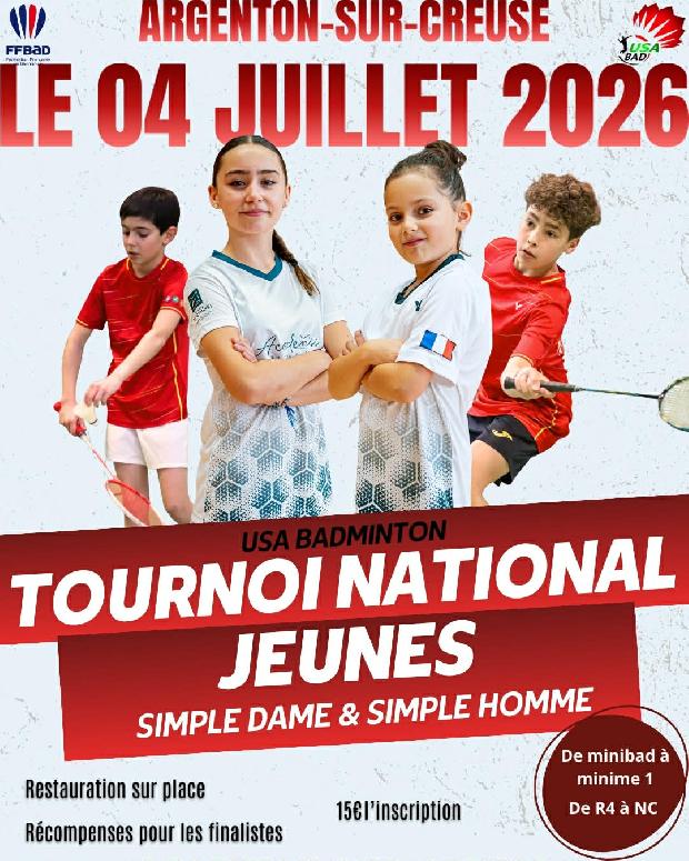 Tournoi National Jeunes d'Argenton sur Creuse