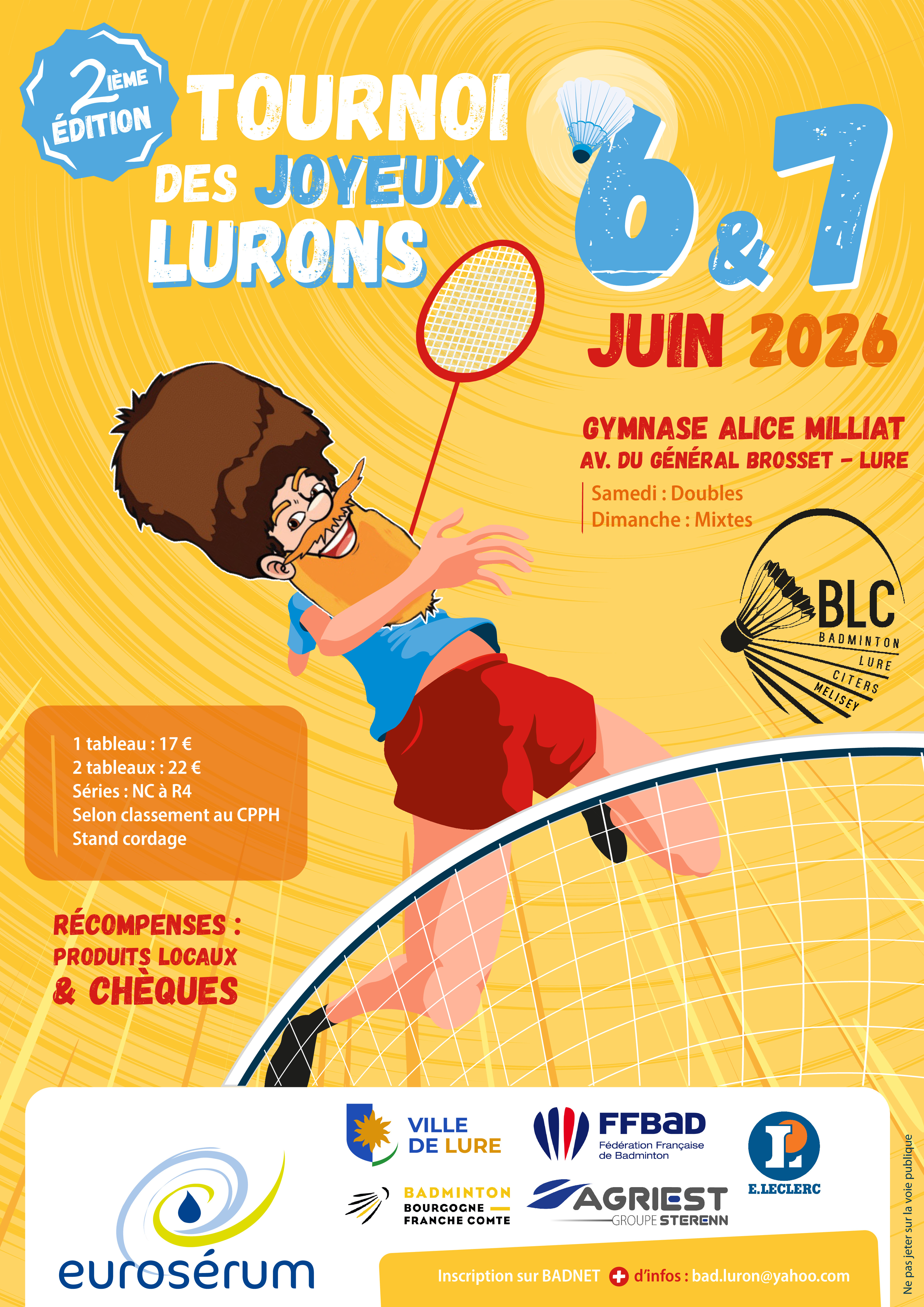 Tournoi des Joyeux Lurons 2e édition 2026