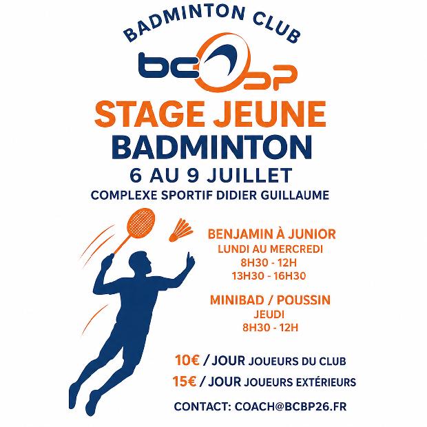 Stage Jeunes Juillet
