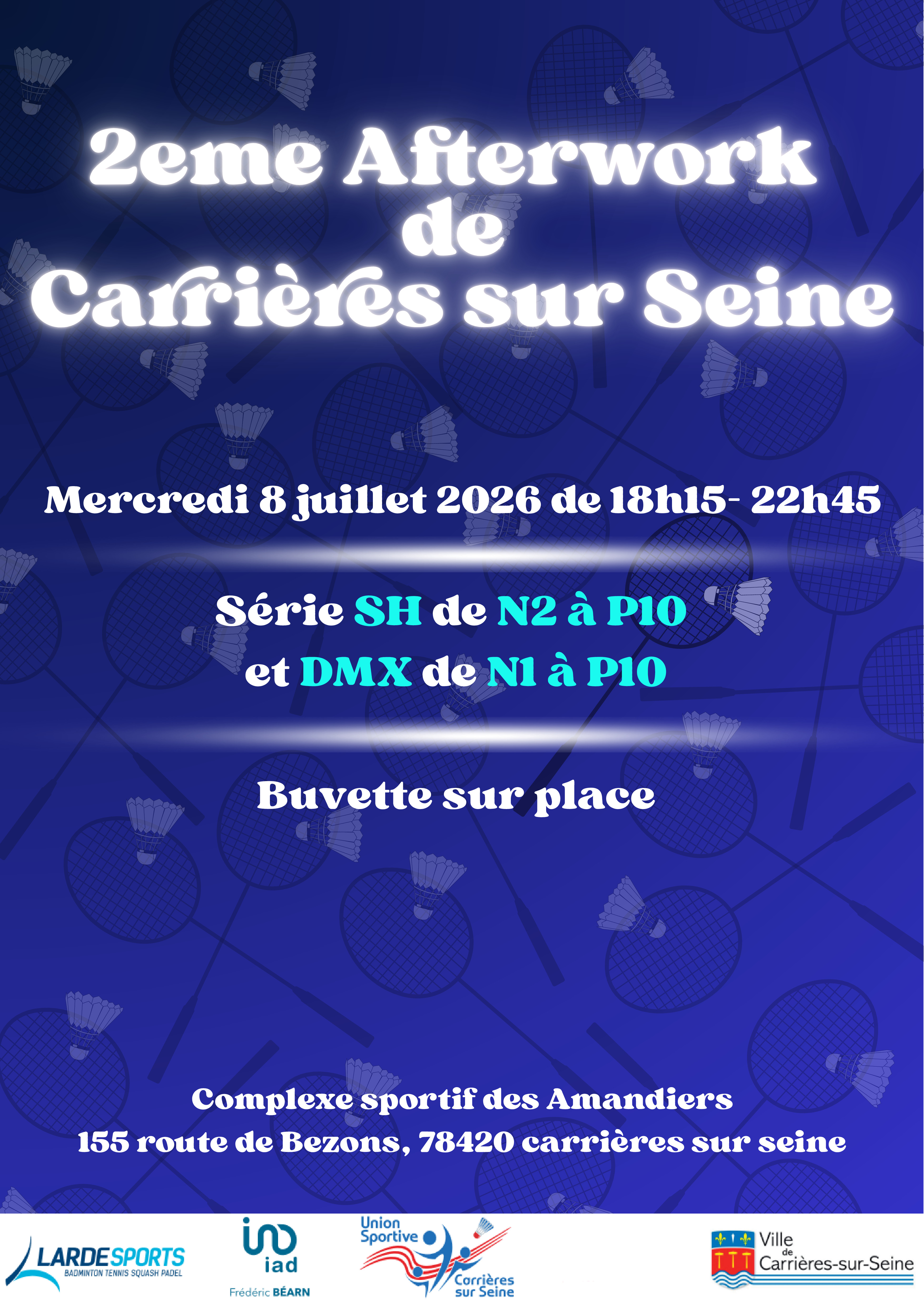 2eme Tournoi Afterwork de Carrieres sur seine