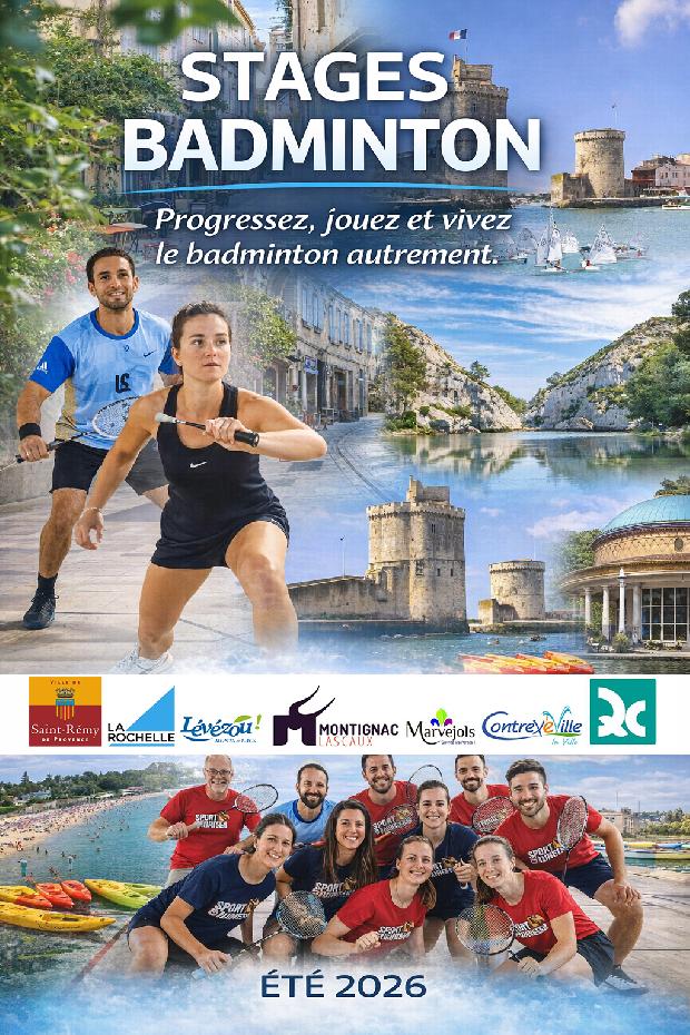 STAGES BADMINTON ALPILLES ETE 2026