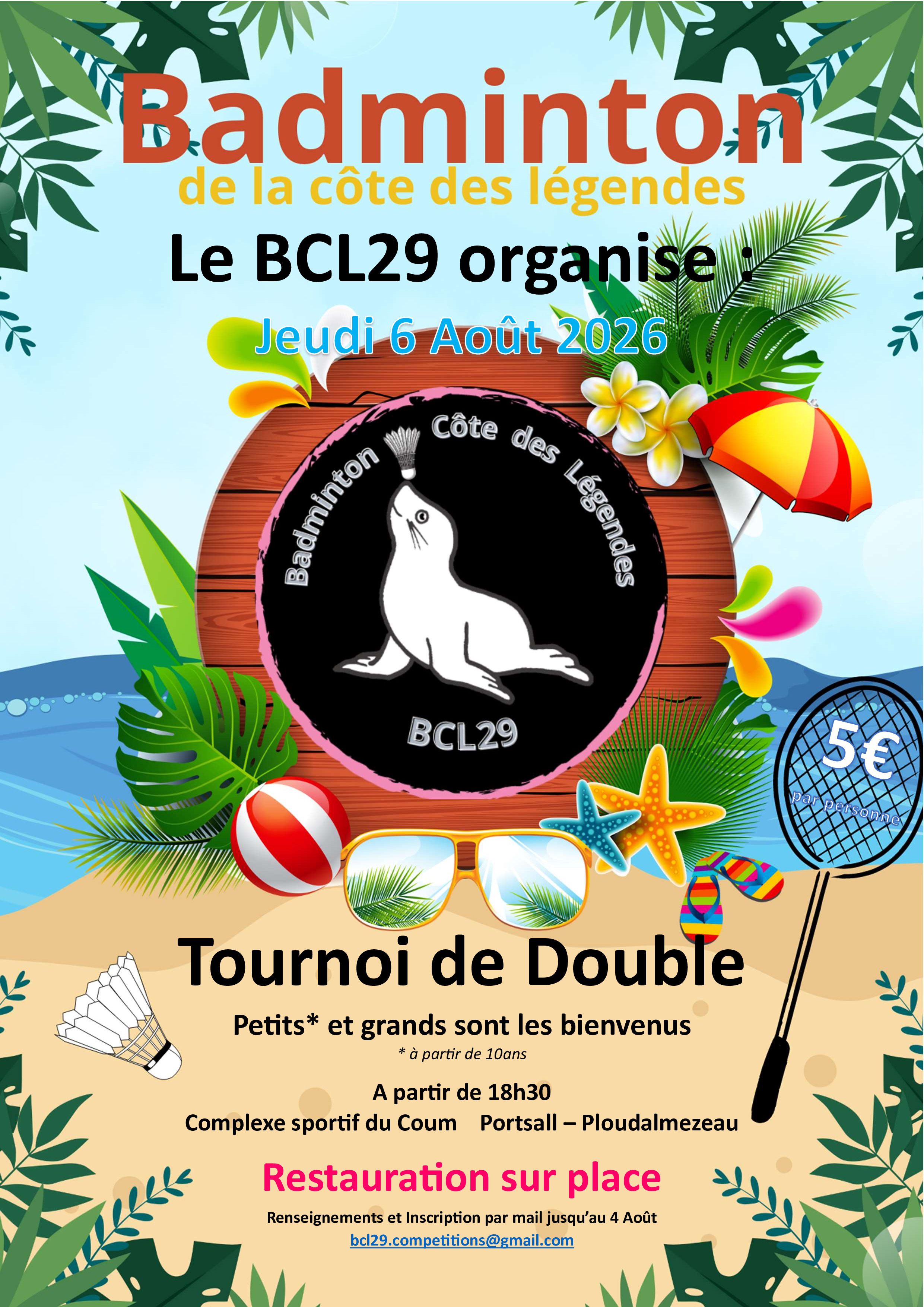 Tournoi estival du BCL29