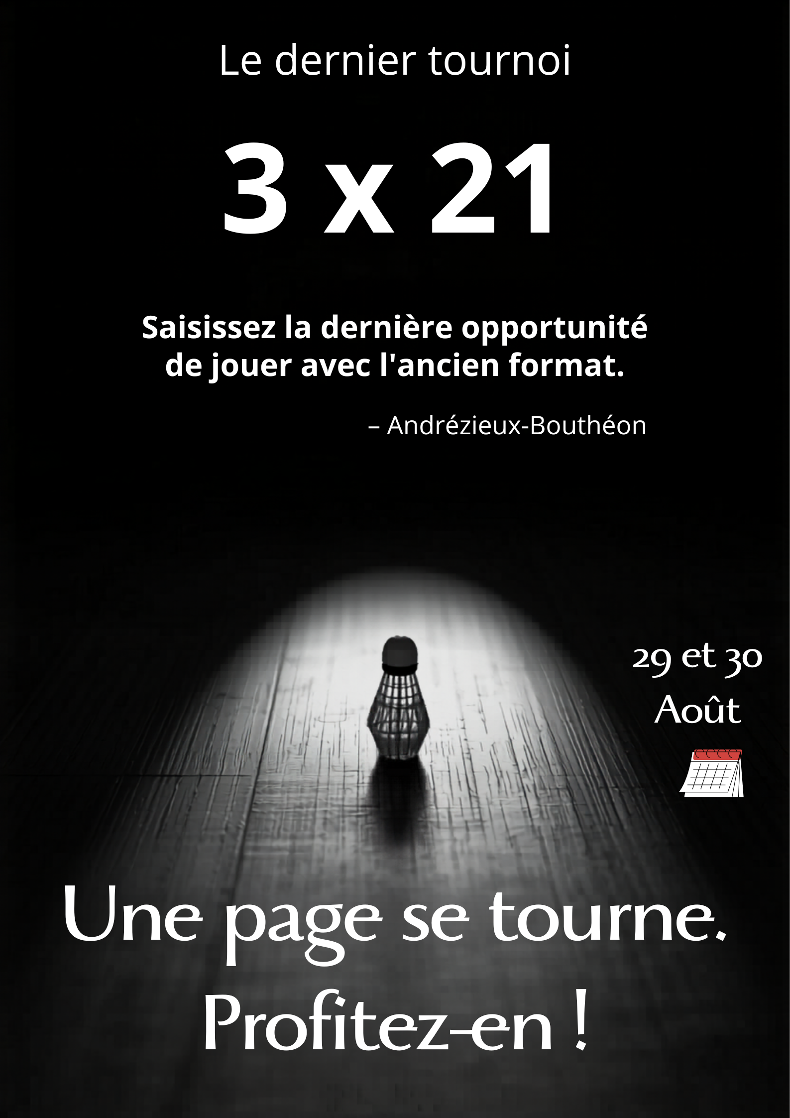 Dernier Tournoi 3x21