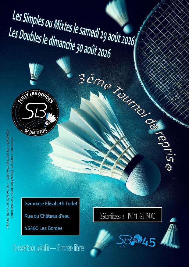 3éme tournoi de reprise SLBB