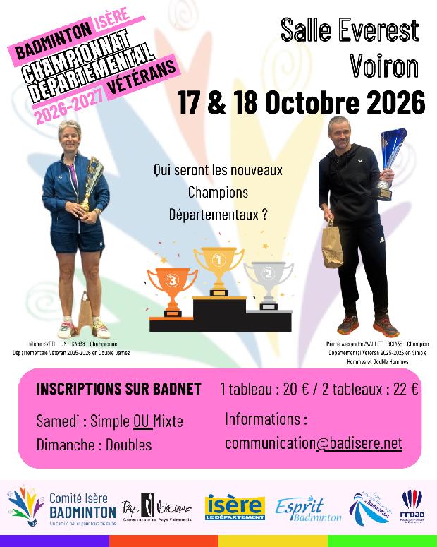 Championnat Départemental 38 - Vétérans