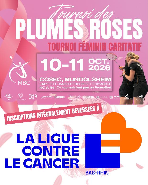 1er Tournoi des Plumes Roses