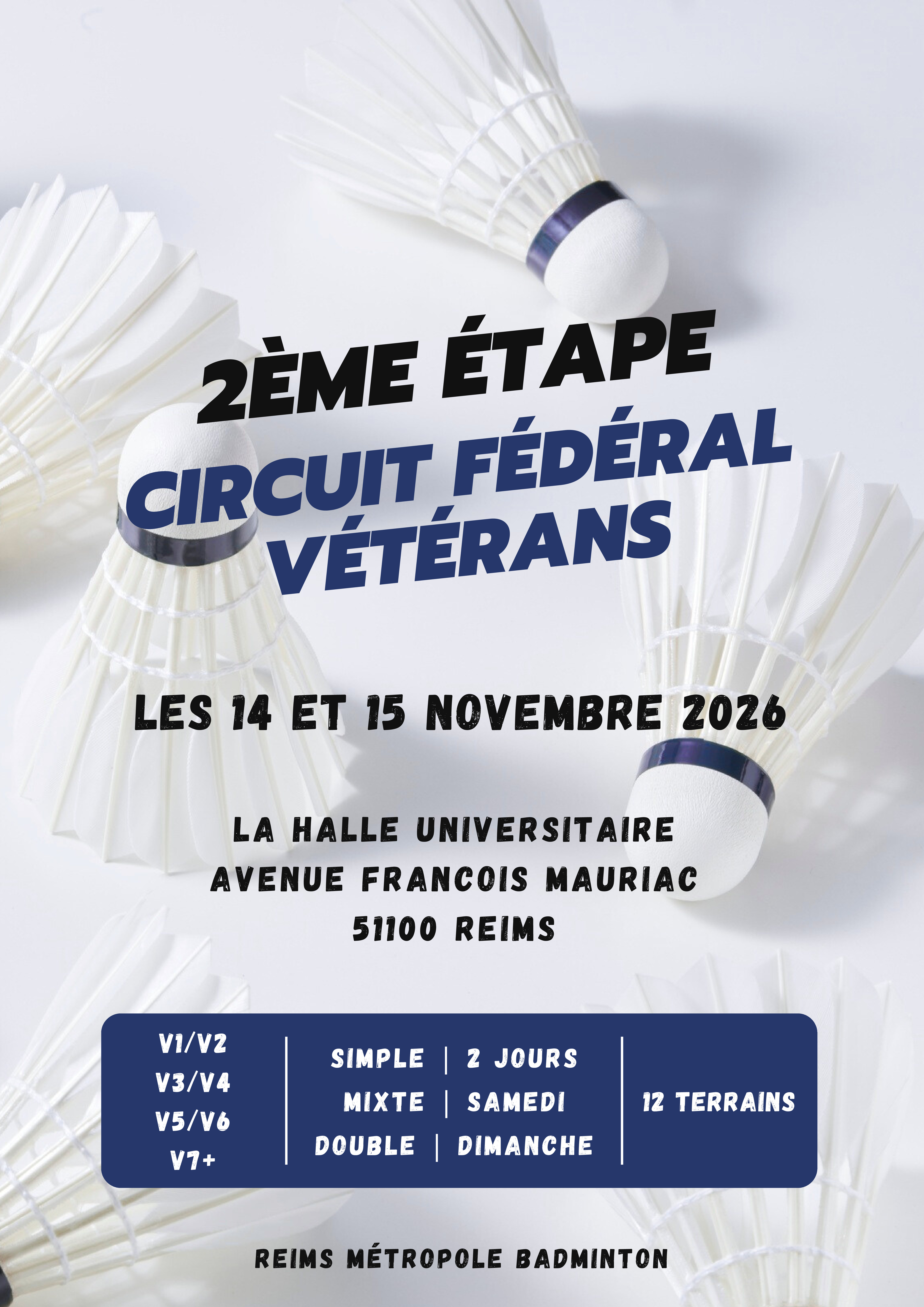 Circuit Vétéran - Circuit Fédéral Vétérans - La 2ème étape à Reims