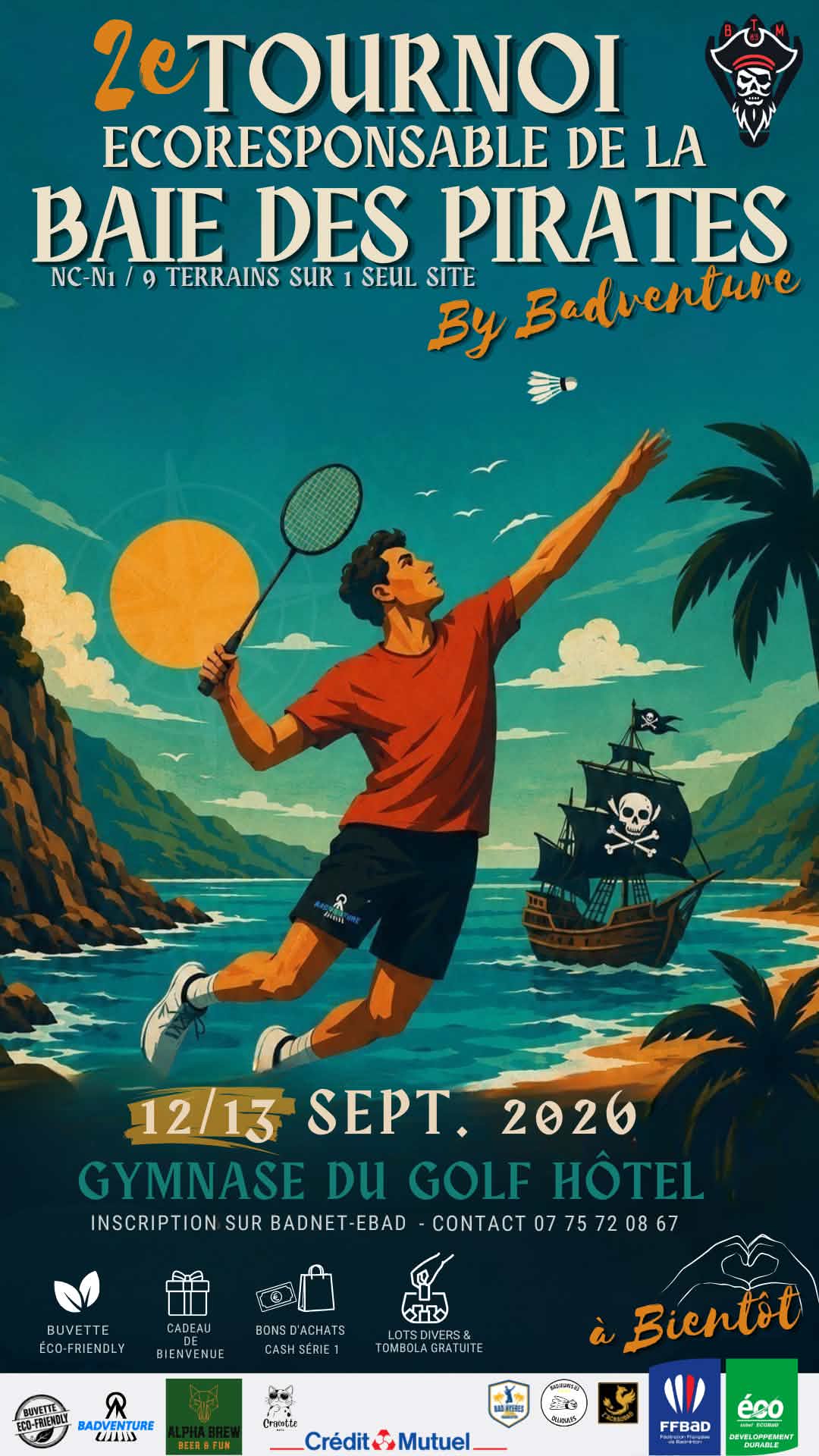 2ème Tournoi Éco Responsable de la Baie des Pirates Badventure