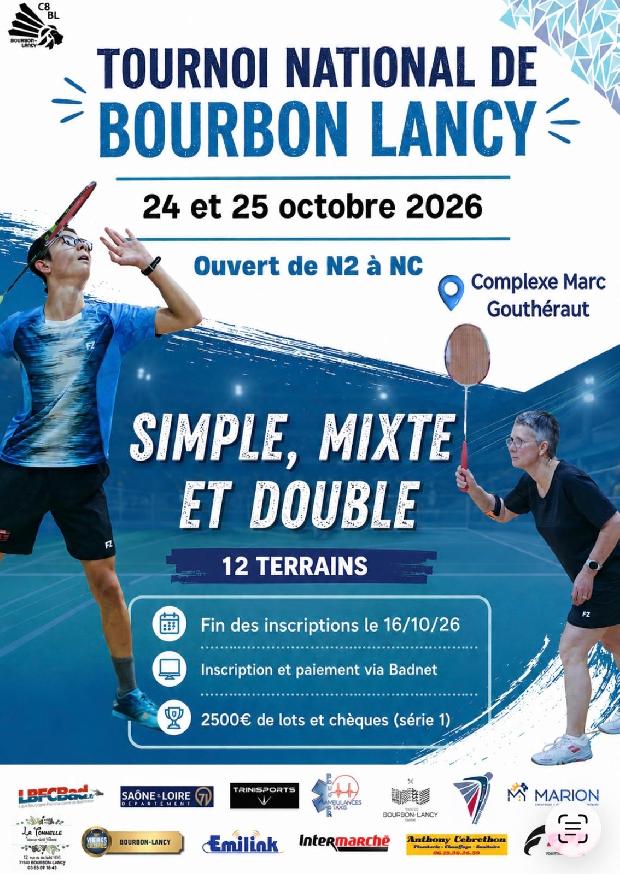 Tournoi National de Bourbon-Lancy