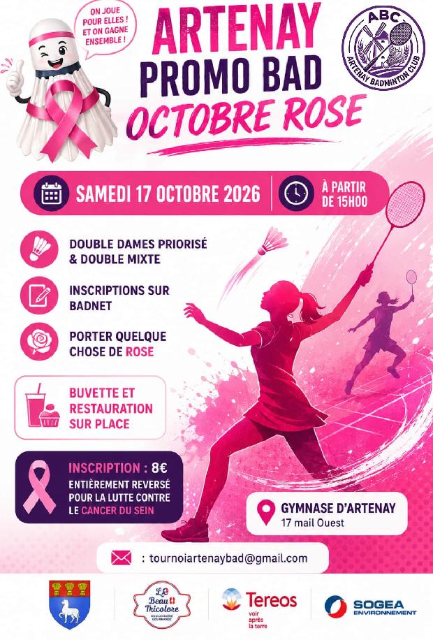 Artenay Promobad Octobre Rose