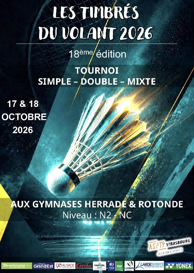 18e tournoi des timbrés du volant