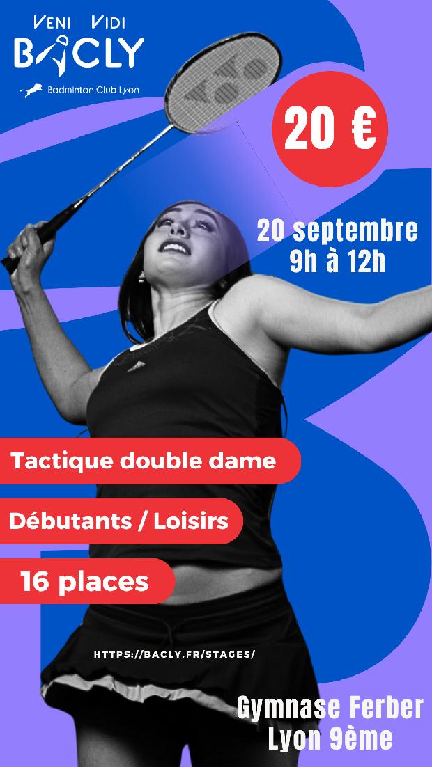 Stage de Perfectionnement " 100 Féminin " à Lyon