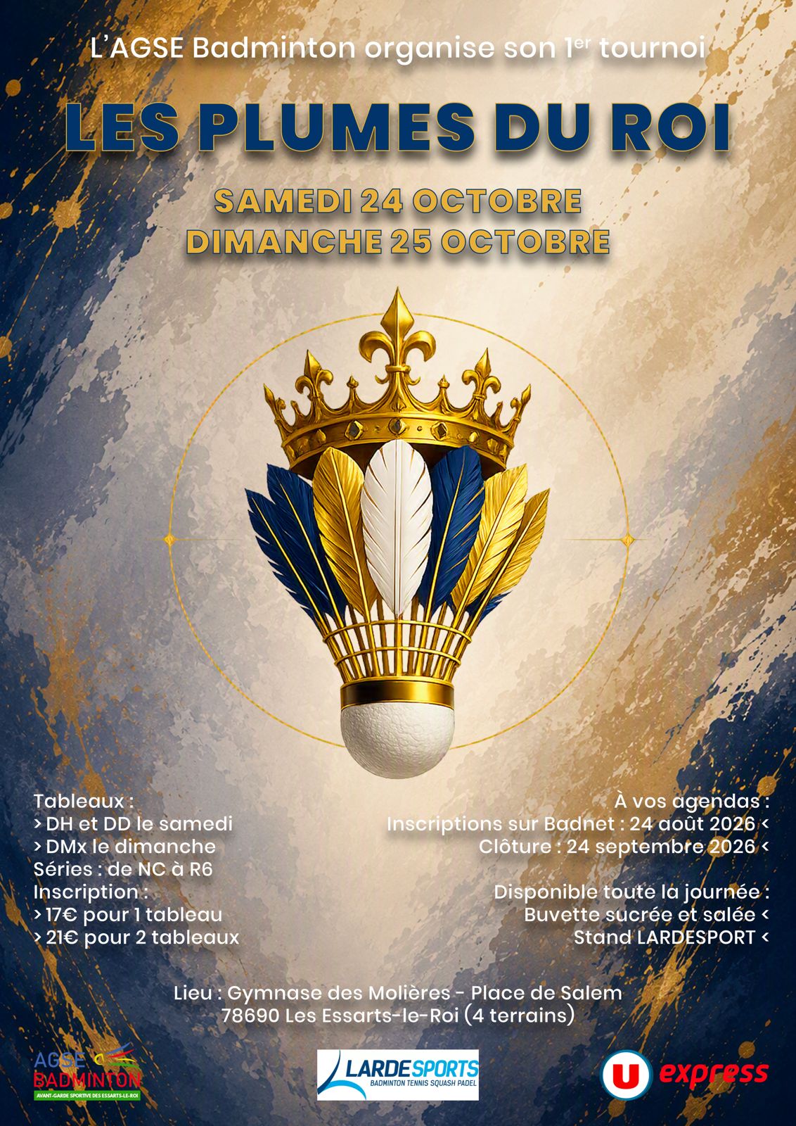 1er Tournoi sénior écoresponsable de l’AGSE 2026 des ESSARTS-LE-ROI