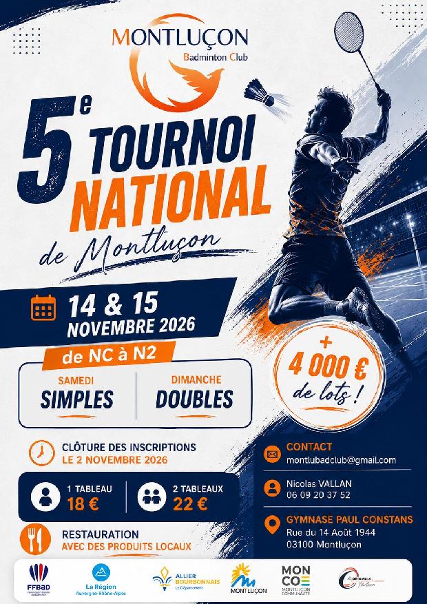 5ème tournoi national de Montluçon